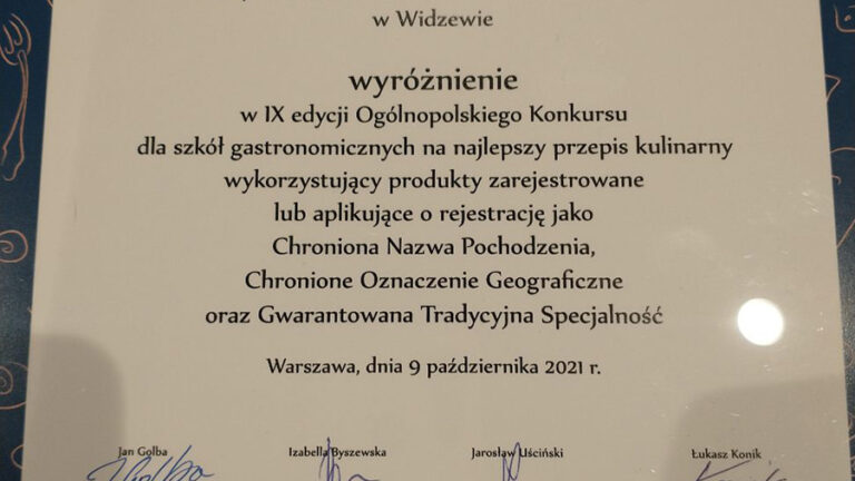 Wyróżnienie konkurs
