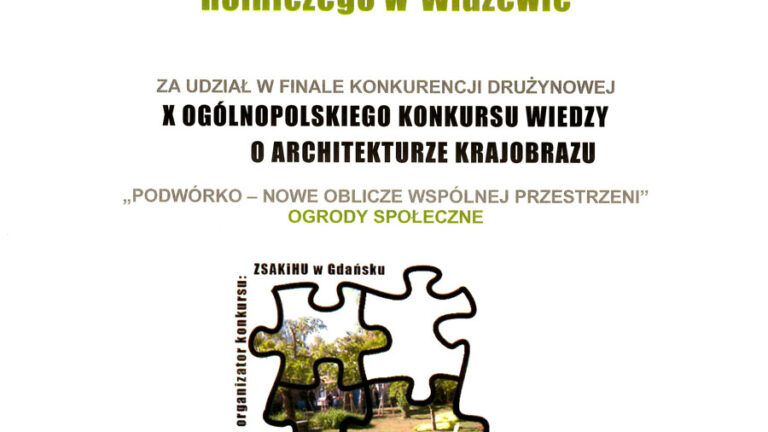 Konkurs architektura krajobrazu