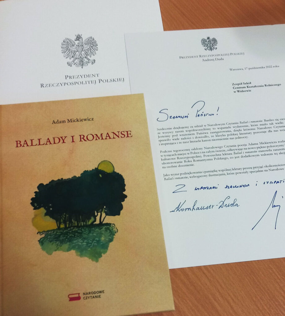 Narodowe czytanie podziękowania