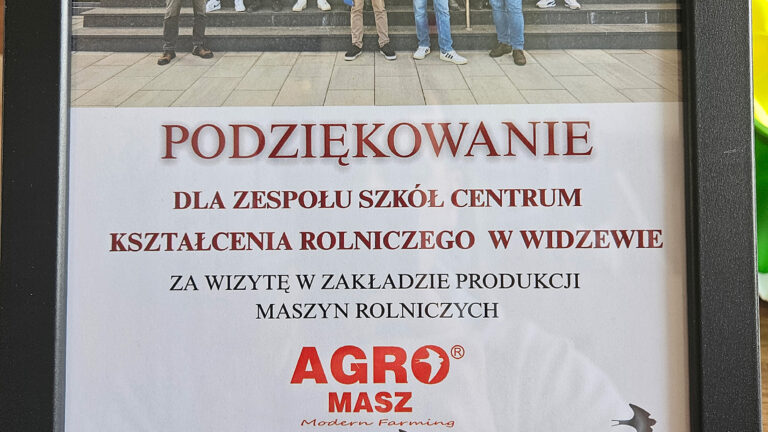 Wycieczka do fabryki maszyn rolniczych AGRO-MASZ